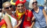 [FOTOS] Eurocopa 2012: Hinchas españoles e italianos ya viven la gran final