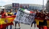 [FOTOS] Eurocopa 2012: Hinchas españoles e italianos ya viven la gran final