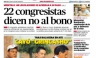 Conozca las portadas de los diarios peruanos para hoy lunes 7 de enero