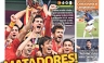 Conozca las portadas de los principales diarios deportivos para hoy lunes 02 de julio