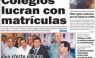 Conozca las portadas de los diarios peruanos para hoy miércoles 9 de enero