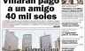 Conozca las portadas de los diarios peruanos para hoy martes 15 de enero