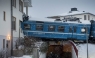 Suecia: mujer roba un tren y se estrella contra un edificio de apartamentos [FOTOS]
