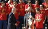 [FOTOS] Selección de España recibió homenaje del Rey Juan Carlos