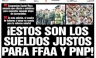 Conozca las portadas de los diarios peruanos para hoy jueves 24 de enero