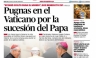 Conozca las portadas de los diarios peruanos para hoy viernes 15 de febrero