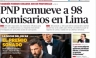 Conozca las portadas de los diarios peruanos para hoy lunes 25 de febrero