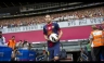 [FOTOS] Jordi Alba fue presentado ante 10.000 aficionados en el Camp Nou