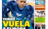 Conozca las portadas de los diarios deportivos para hoy jueves 7 de marzo