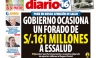 Conozca las portadas de los diarios peruanos para hoy viernes 22 de marzo