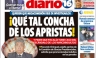 Las portadas de los diarios peruanos para hoy jueves 18 de abril