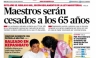 Las portadas de los diarios peruanos para hoy martes 7 de mayo