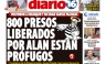 Las portadas de los diarios peruanos para hoy jueves 9 de mayo