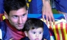 Lionel Messi celebró con su hijo Thiago el triunfo del Barça [FOTOS]