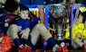 Lionel Messi celebró con su hijo Thiago el triunfo del Barça [FOTOS]