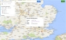 Google Maps muestra algunos aeropuertos y estaciones de ferrocarril