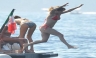 [FOTOS] Jennifer López y su bikini rojo embellecieron aun más las playas de la isla de Capri