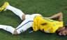 Neymar volvió al campo de entrenamiento de Brasil en ambulancia [VIDEO y FOTOS]