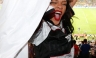 Rihanna celebró con el equipo alemán la victoria de la Copa Mundial [FOTOS]
