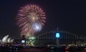 Sydney comenzó el 2015 con espectaculares fuegos artificiales sobre el puente Harbour (Fotos)