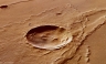 ESA revela fotos de cráteres marcianos