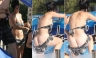 [Fotos] Katy Perry dejó ver su trasero tras sufrir incidente en una piscina