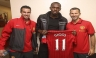 Usain Bolt fue el invitado de honor en el encuentro del Manchester United [FOTOS]