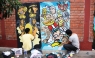 Jóvenes de varios distritos participaron del Primer Concurso de Graffitis en San Miguel