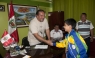 [Tumbes] Presidente regional brindó apoyo a escuela de gimnasia artística