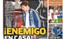 Conozca las portadas de los principales diarios deportivos para hoy lunes 10 de setiembre