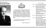 Homenaje al doctor Raúl Porras Barrenechea  al recordar el 52° aniversario de su muerte