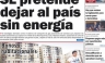 Las portadas de los diarios peruanos para hoy martes 9 de octubre