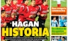 Conozca las portadas de los diarios deportivos para hoy viernes 12 de octubre