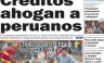 Conozca las portadas de los diarios peruanos para hoy lunes 15 de octubre
