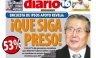 Conozca las portadas de los diarios peruanos para hoy lunes 15 de octubre