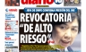 Conozca las portadas de los diarios peruanos para hoy lunes 12 de noviembre