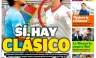 Las portadas de los diarios deportivos para hoy miércoles 14 de noviembre