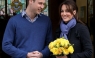 Kate Middleton dejó el hospital acompañada del príncipe Guillermo [FOTOS]