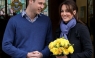 Kate Middleton dejó el hospital acompañada del príncipe Guillermo [FOTOS]