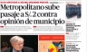 Conozca las portadas de los diarios peruanos para hoy sábado 8 de diciembre