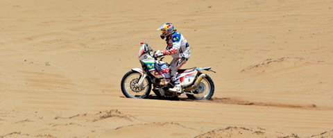 Chileno ganó la primera etapa en motos del Dakar 2012