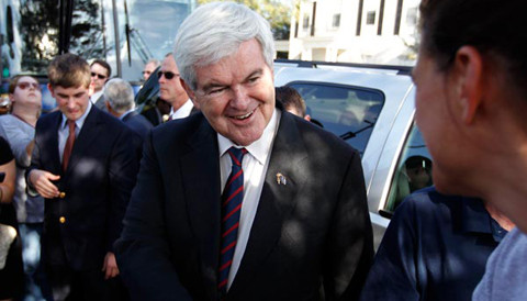 Demandan a Newt Gingrich por usar la canción de 'Rocky' en su campaña