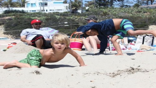 Britney Spears: Su hijos van a la playa con su padre