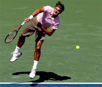 Roger Federer agarró de punto a Rafael Nadal