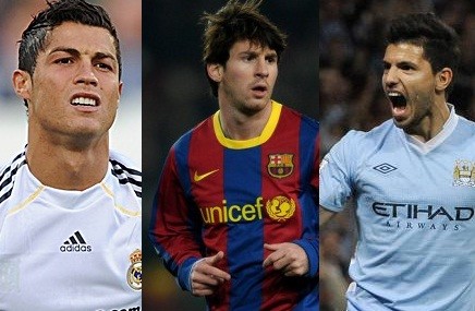 Messi, Ronaldo y Agüero favoritos para llevarse el Balón de Oro