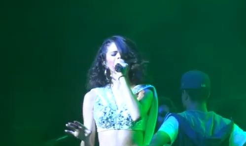 Selena Gómez en su último concierto en Montreal (video)