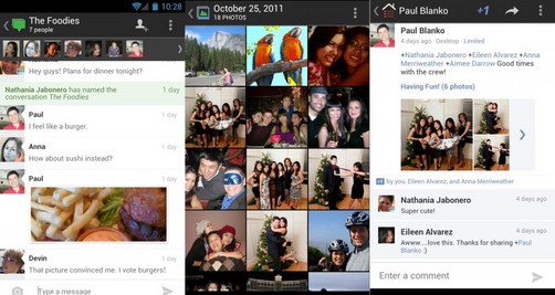 Aplicación de Google+ para Android se actualiza
