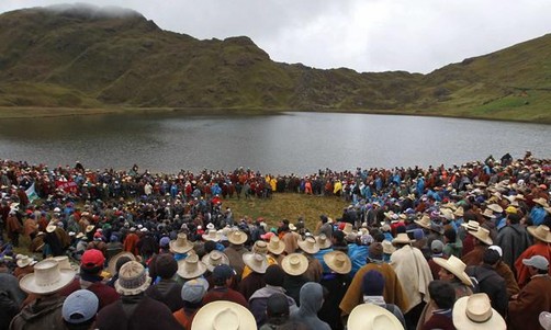 Paro antiminero en Cajamarca continúa en Diciembre