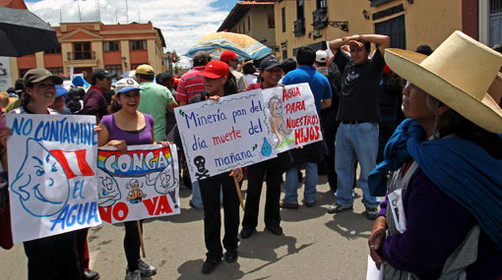 Mincetur: Habrían empresas extranjeras detrás de paro en Cajamarca