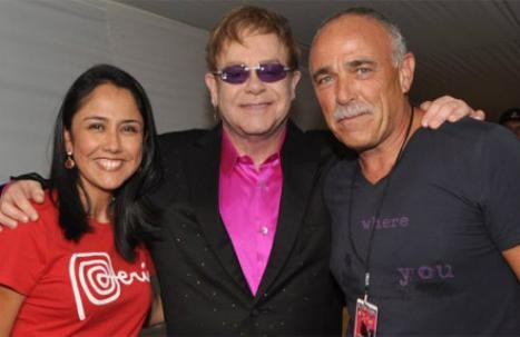 Nadine Heredia se reunió con Elton John